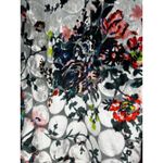 Anthropologie Maeve Shirt Womens Velvet Silk Floral Velvet Kimono Wrap Top XS Gold Photo 2