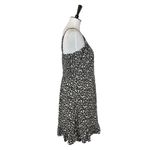 Old Navy  Cami Dress Smocked Linen Blend Adjustable Leopard Print Women’s Large Photo 2