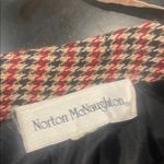 Norton Mcnaughton Classic Houndstooth Skirt - Red and Black Photo 1