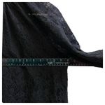 Ultra Pink  Black Lace Overlay Mock Neck Long Sleeve Blouse Size Large Whimsigoth Photo 12