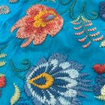 Johnny Was extremely heavily embroidered bell sleeved Maverick blouse NWT RARE Photo 9