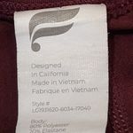 Fabletics LEGGINGS MESH PANELS RED MAROON STYLE LG1931620 SIZE MEDIUM WOMEN Photo 5