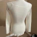 Womens White Sweater Small Fitted Unbranded Photo 1