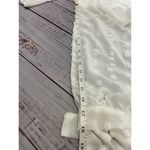 Pink Lily  One Shoulder Dress Women Size M White Side Zip Long Sheer Sleeve Photo 9