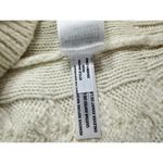 Madewell  Grenville Cableknit Sweater Women's Small Cream Wool Blend Mockneck Photo 6