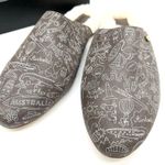 NEW Australia Luxe Collective Womens 10 Marcos Mule Gray Leather Shearling Photo 0