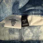 Veronica Beard  Kallie Tie Dye High Rise Straight Leg Crop Jeans Bleached Size 23 Photo 6