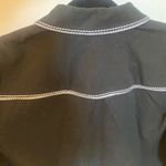 Dana Buchman Black Blazer with White Stitching Photo 7