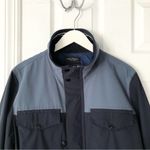 Nautica  Men’s Blue Colorblock High Windbreaker Anorak Zip Up Jacket NWT Small Photo 1