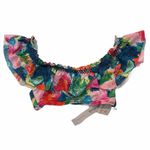Vera Bradley  Swim Layla Off Shoulder Bikini Top Beach Swimsuit Floral Small NWT Photo 3