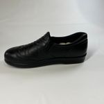 SAS Womens Black Leather Shearling Lined‎ Slip On Comfort Shoes 10 Warm Winter Photo 5