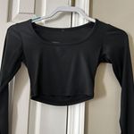 Garage  Cropped Black Long Sleeve top Photo 0