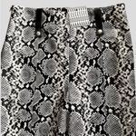 NWT VEDA Leather Snakeskin Crop High Rise Archive Pants Medium Retail $448.00 Photo 1