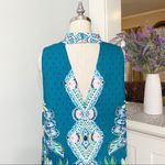 Lilly Pulitzer Brandi Engineered Shift Dress Valencia Teal Rain Floral 12 Photo 8