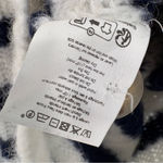 Sézane  Basile V-Neck Oversized Striped Cardigan | Sz Small | Ecru White & Navy Photo 12