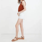 Madewell  Relaxed Denim Shorts‎ - Size 31 - Tile White - NWT Photo 3