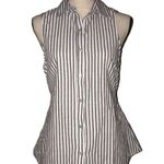 Entro greyish/Black white striped sleeveless top Photo 8