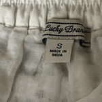 Lucky Brand  Beige Eyelet Mini Skirt Women’s S – Crochet Boho Beach Festival Prep Photo 9