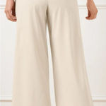 Talbots NWT T by  Lightweight Woven Utility Wide Leg Crop Pants Size L Photo 0