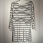 Soma  Loungewear Striped Knit Dress Tunic Soft Stretchy Women’s Size Large Photo 3