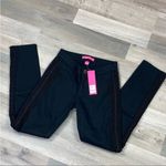 Lilly Pulitzer  South Ocean Skinny Jeans‎ Onyx 00 Ribbon Lace Leg Photo 5