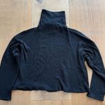 Enza Costa Black Turtleneck Sweater Size M Photo 0