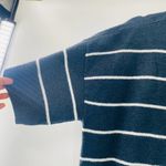 NYDJ Oxford Navy Striped Short Sleeve Crewneck Soft Sweater Top Size 0X NWT Photo 7