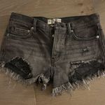 Free People  Jean Shorts Black Photo 1