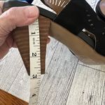 Franco Sarto  Carolina Black Lace Up Open Toe Leather Sandals Women’s 7.5M Tie Photo 7