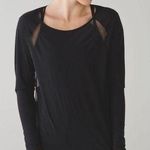 Lululemon If Youre Lucky Long Sleeve Tee Black 10 Photo 0