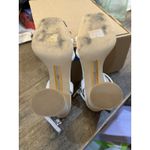 Sam Edelman  Women's Kia Block Heel Sandal‎ Ivory Size 7.5 Photo 9