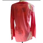 Bleu Clair Claire Pettibone Coverup Tunic Pink Tie Dye Made USA Women's Medium‎ Photo 4
