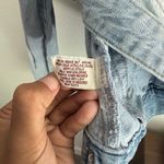 Mudd Denim Jacket Medium Light Wash Distressed Ripped Jean Jacket Casual Photo 8