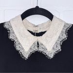 Nanette Lepore NWT  Lace Collared Pleated Shift Dress Photo 3