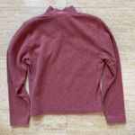 Woolrich  Women's Grenadine Fleece Sweater Rust Red‎  Long Sleeve 1/4 Zip Size L Photo 5