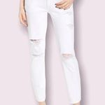 DL1961  Davis Skinny Boyfriend distressed white jeans Photo 0