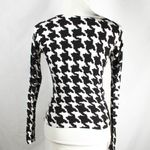 Wet Seal Black & White Houndstooth Cardigan Jawbreaker Style 2000s Y2K JRS SM Photo 3