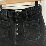 & Other Stories & Other Stories Faded Black Button Fly High‎ Rise Wide Leg Jeans Size 6 Photo 4