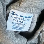 Champion  gray pullover cropped hooded sweatshirt Photo 2