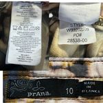 prAna Handmade Reverse Tie Dye Green Organic Cotton Skirt Size 10 Artisan Boho Photo 3