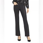 NYDJ NWT  Marilyn Coated High Rise Straight Jeans Black / Gray SZ-20W Photo 2