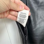 Avec Les Filles  Black Vegan Leather Straight Leg Pants Photo 4