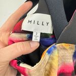 Milly  Multi Colored Graffiti Print Sleeveless Mini Sheath Dress Womens 2 Classy Photo 11
