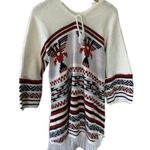 Vintage 70s Unbranded Thunderbird Peruvian Fringe Poncho Tunic Sweater One Size Size undefined Photo 0