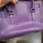 Michael Kors Purple Satchel with Silver Hardware Photo 7