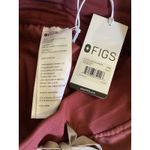 FIGS  Scrub Pants Womens XXS Crimson Red Zamora High Waisted Jogger Cargo Pockets Photo 4