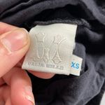 Malia Mills Dress Women X Small Black Grey Off Shoulder Bell‎ Sleeve Silk Blend Size XS Photo 2