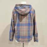 Soho Threads Corduroy Hooded Shirt Jacket Size Large Tan Photo 5