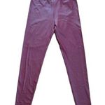 Bershka  Womens Pull On Faux Leather High Waisted Pants Burgundy M NWOT Photo 0