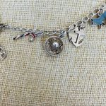 Vintage Sterling Charm Bracelet 9 Charms Life Story 7” 17.83g‎ Silver Photo 9